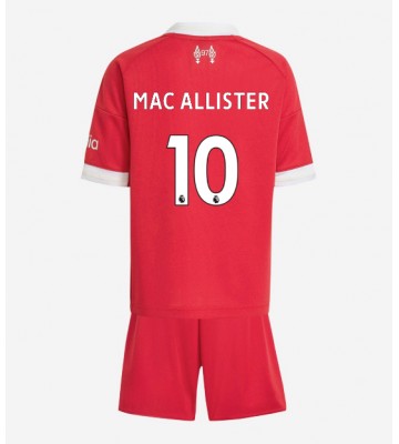 Liverpool Alexis Mac Allister #10 Hjemmebanesæt Børn 2025-26 Kort ærmer (+ korte bukser)